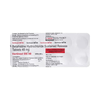 Vertirest Od 48Mg Strip Of 10 Tablets