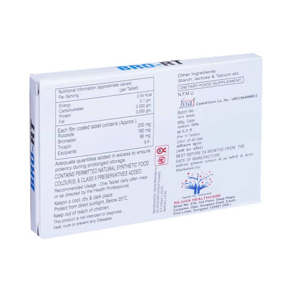 Bro Rt Strip Of 10 Tablets