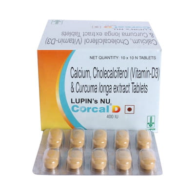 Lupins Nu Corcal D 400iu Strip Of 10 Tablets