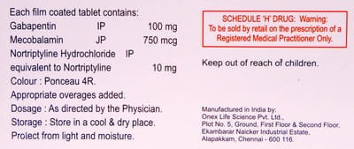 Gabaprime Trio Strip Of 10 Tablets