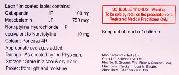 Gabaprime Trio Strip Of 10 Tablets