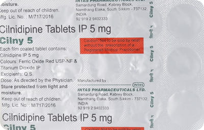 Cilny 5mg Strip Of 15 Tablets