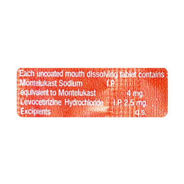 Lekast Kmd Strip Of 10 Tablets