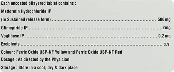 Veribo Gm 2Mg Strip Of 15 Tablets