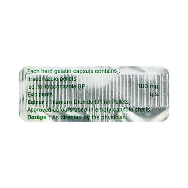 Itrafaze 100Mg Strip Of 10 Capsules