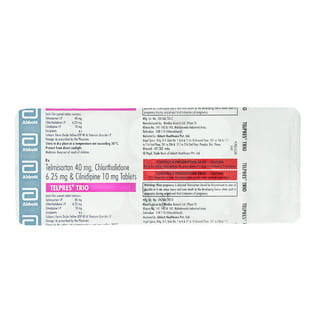 Telpres Trio Strip Of 10 Tablets