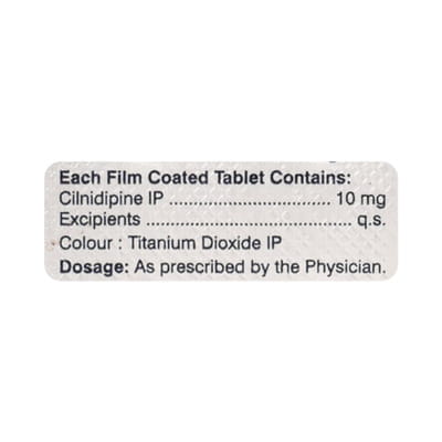 Cilniblu 10mg Strip Of 15 Tablets