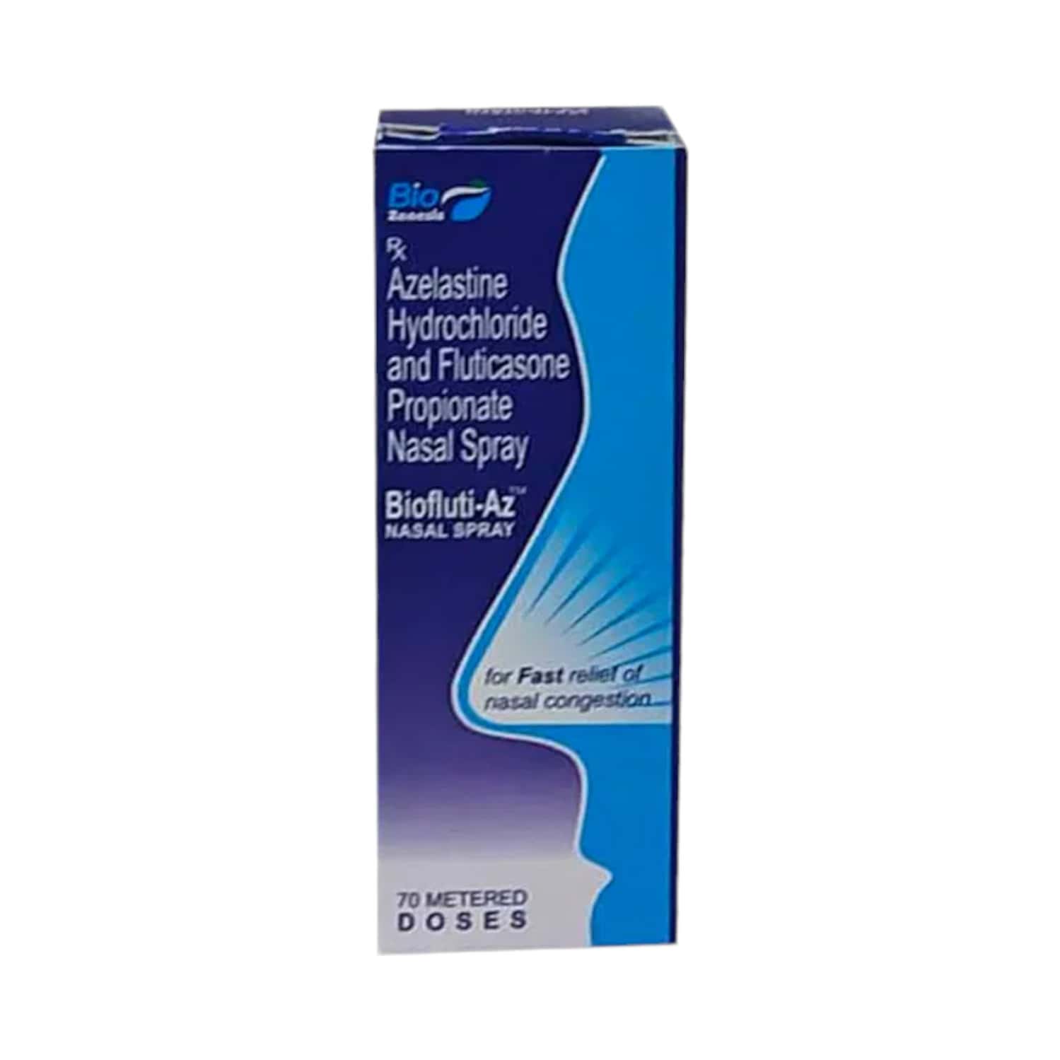 Biofluti Az Nasal Spray 70md: Uses, Side Effects, Price & Dosage ...