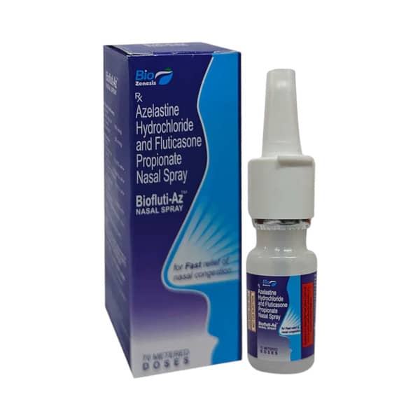 Biofluti Az Nasal Spray 70md: Uses, Side Effects, Price & Dosage ...