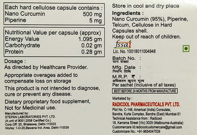 Curcumega Plus Strip Of 10 Capsules