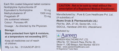 Gabafix Nt Strip Of 10 Tablets