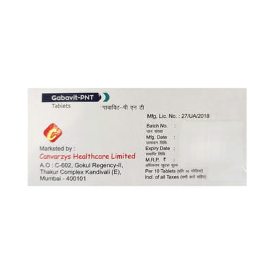 Gabavit Pnt Strip Of 10 Tablets