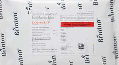 Duojet Ld 2.5ml Packet Of 5 Respules