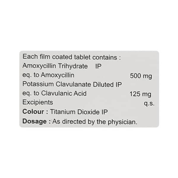 Moca 625Mg Strip Of 10 Tablets