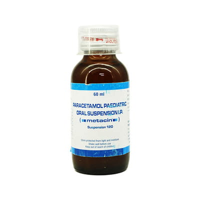 Metacin 120mg Bottle Of 60ml Suspension