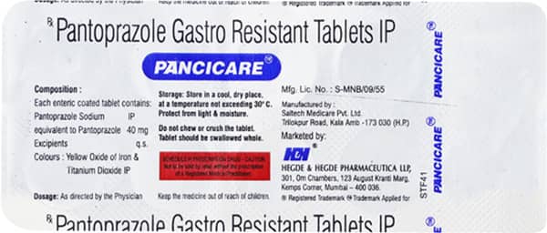 Pancicare Strip Of 10 Tablets