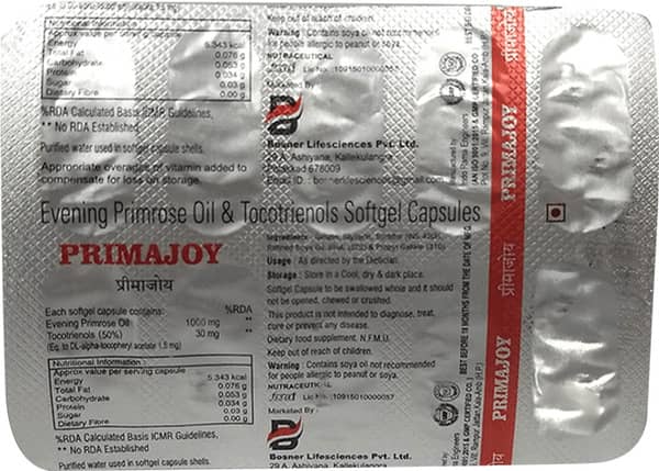 Primajoy Strip Of 10 Softgel Capsules