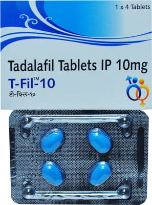 T Fil 10mg Strip Of 4 Tablets