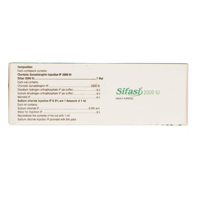 Sifasi 2000iu Dry Vial Of 1 Powder For Injection