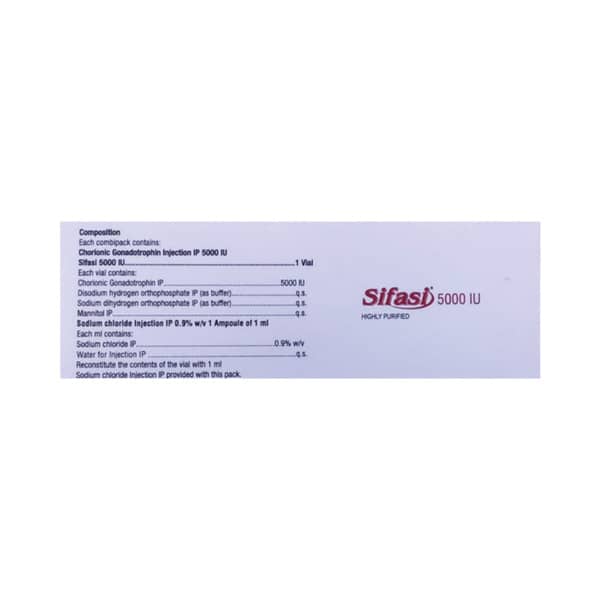Sifasi 5000iu Dry Vial Of 1 Powder For Injection
