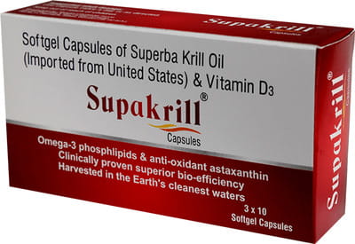 Supakrill Strip Of 10 Capsules
