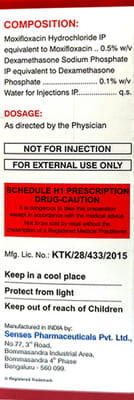 Senzmox Dm Bottle Of 5ml Eye Drops