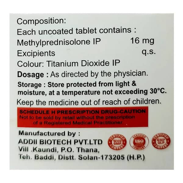 Safepred 16Mg Strip Of 10 Tablets