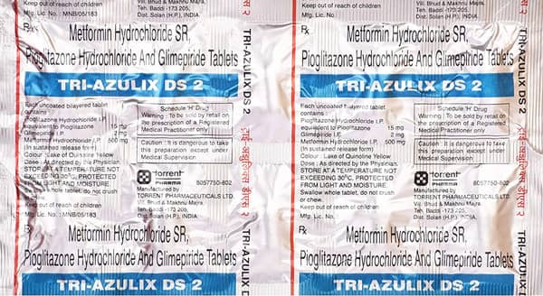 Tri Azulix Ds 2mg Strip Of 10 Tablets