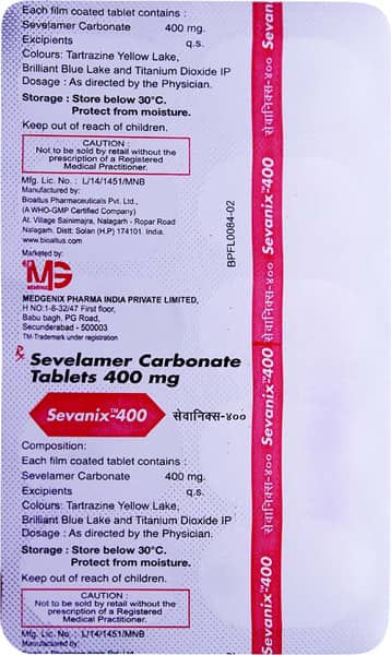 Sevanix 400mg Strip Of 10 Tablets
