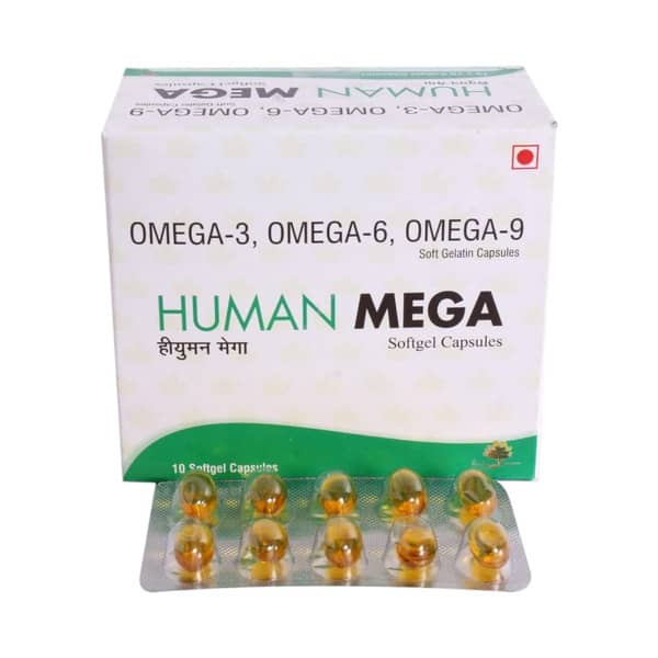 Human Mega Strip Of 10 Capsules