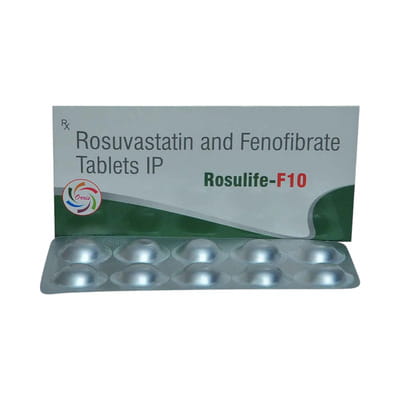 Rosulife F10 Strip Of 10 Tablets