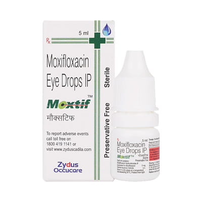 Moxtif Lp Bottle Of 5ml Eye Drops
