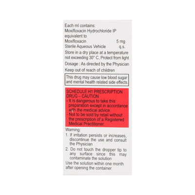 Moxtif Lp Bottle Of 5ml Eye Drops