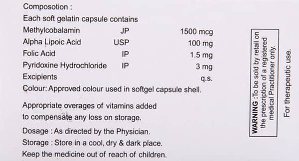 Nurogrand Od Strip Of 10 Capsules