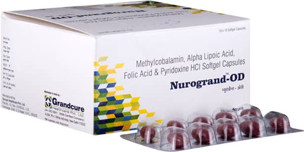 Nurogrand Od Strip Of 10 Capsules