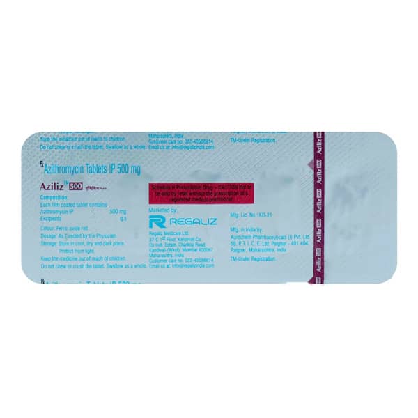 Aziliz 500Mg Strip Of 5 Tablets