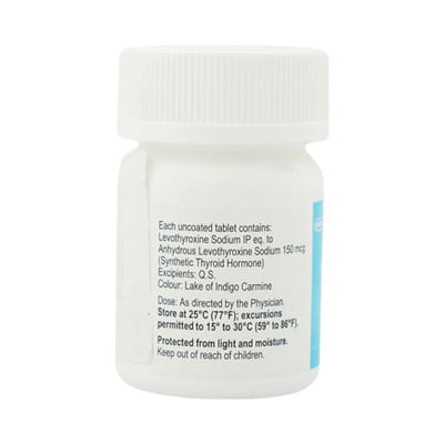 Lethyrox 150mcg Bottle Of 50 Tablets