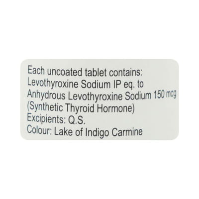 Lethyrox 150mcg Bottle Of 50 Tablets