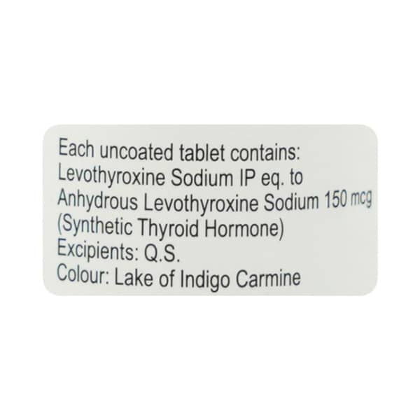Lethyrox 150mcg Bottle Of 50 Tablets