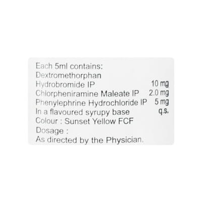 Bronkolyte Dx Bottle Of 100ml Syrup