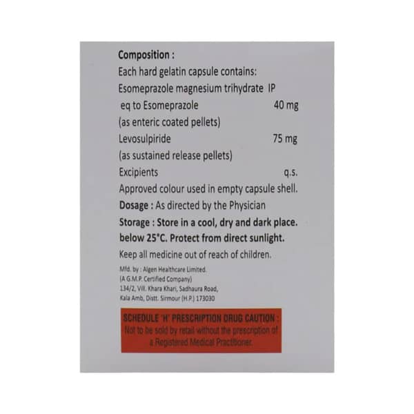 Esotab Ls Strip Of 10 Capsules