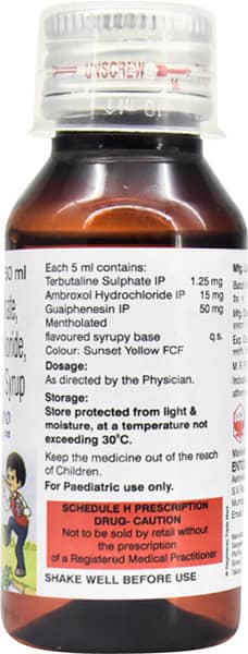 Bronkolyte Pd Syrup 60Ml