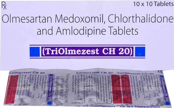 Triolmezest Ch 20mg Strip Of 10 Tablets