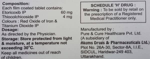 Rockshine Mr 60Mg Strip Of 10 Tablets