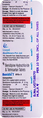 Benidin T Strip Of 10 Tablets