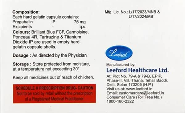 Pregabanyl-75 Capsule