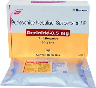 Derinide 0.5mg 2ml Packet Of 5 Respules