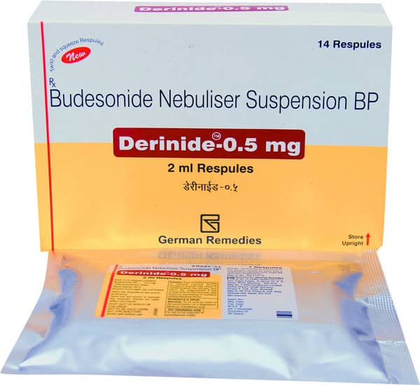 Derinide 0.5mg 2ml Packet Of 5 Respules
