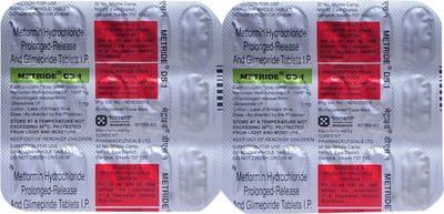 Metride Ds 1 Strip Of 15 Tablets