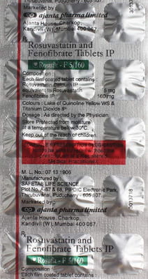 Rosufit F 5/160mg Strip Of 15 Tablets